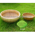 Bamboo beautiful eco-friendly salad bowl, fashionable fruit bowl, round kitchware